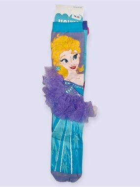 New Frozen 3D Plush Ear Knee High Socks